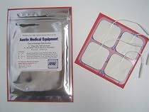 Austin Medical Equipment -16 New Quality Sealed Reusable 2" x 2" White Foam Backed Electrodes with Pro-Stick
