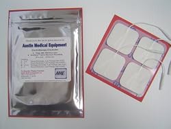Austin Medical Equipment 24 New Quality Sealed Reusable Electrodes 2" x 2" with Pro-Stick Adhesive
