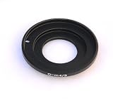 EzFoto C-Mount Cine Movie lens to M4/3 MFT Mount Adapter, fits Olympus E-P1 E-P2 E-P3 E-PL1 E-PL2; Panasonic Lumix G1 G2 G3 G10 GF1 GF2 GF3 GH1 GH2 GH3