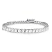Round Cut 3mm Cubic Zirconia Tennis Bracelet 6 - 8