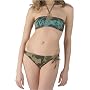 Animal Womens Printed Bandeaux Bikini Camo