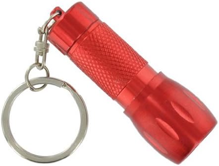 Norlite 08-NKC1-R Mini Flashlight Keychain, Red