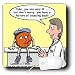 Londons Times Funny Medicine Cartoons - Basketball Patient Bounces Back - Mouse Pads