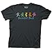 Grateful Dead Dancing Bears Men's Charcoal T-shirt L