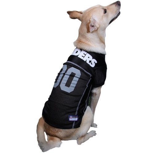 Oakland Raiders SM pet dog jersey black 7-15lbs