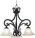 Hunter-Kenroy 91100CM Ribbon & Reed 3 Light Chandelier