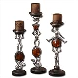 Acrobatics Candleholders - (Set of 3)