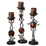 ACROBATICS, CANDLEHOLDERS, SET/3
