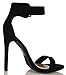 Delicious Women's Canter Single Sole Ankle Strap High Heels