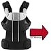Baby Bjorn 095037US Comfort Carrier Black with LED Safety Reflector Light