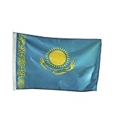 Kazakhstan Flag Polyester 3 ft. x 5 ft.