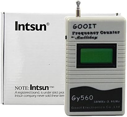 Intsun® Handheld Digital frequency meter GY560 GSM 50 MHz-2.4 GHz For Two Way Radio Walkie Talkie Transceiver Mini Digital Meter Tester Frequency Counter