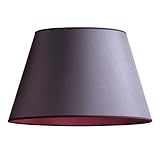 Laura Ashley SLE22107 Stephanie 7.5-Inch Charcoal/ Barrel Clip Shade, Charcoal Cherry