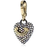 Juicy Couture Charms Gold-Tone Crystal AB Hear