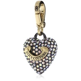 Juicy Couture Charms Gold-Tone Crystal AB Heart Charm