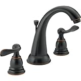 Delta Windemere B3596LF-OB Two Handle Widespread Lavatory Faucet, Oil Bronze