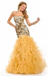 Applique Lace Crystal  Crystals Beaded Chiffon/Taffeta/Tulle Prom Dress/Quinceanera Dress  With Rhinestones