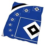 HSV Fanartikel Fleecedecke Cut