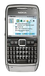 Nokia E71 Unlocked Phone with 3.2 MP Camera, 3G, Media Player, GPS, Wi-Fi, and MicroSD Slot--U.S. Version with Warranty (Gray)