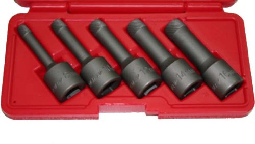T & E Tools 5Pc. 1/2” Drive Impact Wedge Proof Extractor Set