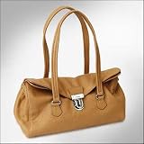 Prada Leather Handbag BR2375 Camel