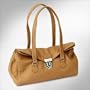 Prada Leather Handbag Br2375 - Camel