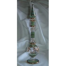 Egyptian Perfume Bottle Mouth/Hand Blown Weddings / Favors / Gifts – Color: Green – (EPB-003GR) Egyptian Perfume Bottle Mouth/Hand Blown Weddings / Favors / Gifts – Color: Green – (EPB-003GR)
