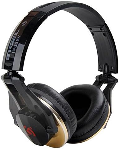 Cell Phone Headset, Audio Monster 3.5mm Folding Wired Headphones,Stereo Sound,Noise Cancelling Portable On-ear Adjustable Earphone for iPhone,iPad,Smart Phone