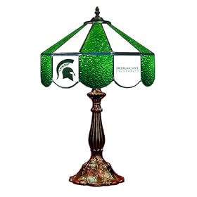 Stained Galss Table Lamp 14 Michigan State University Spartans
