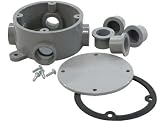 CANTEX 5133690 Junction Box,Conduit Junction,PVC