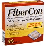 Special pack of 5 FIBERCON LAXATIVE CAPSULES 36 CAPSULES