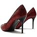 Ollio Women's Shoe D'Orsay Snakeskin Pointed Toe High Heel Multi Color Pump