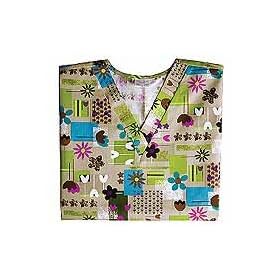 Cherokee Uniforms Garden City V-Neck Medical Scrub Top (XS-5X)