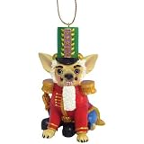 Aye Chihuahua Nutcracker Ornament