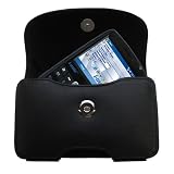 Horizontal Leather Case with Belt Clip/Loop for the i-Mate JAQ3