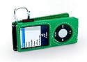 i-Nique 'Series Alpha' Slim Leather Case Apple iPod Nano 4th Gen - 8GB/16GB - Black/Green