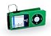 i-Nique 'Series Alpha' Slim Leather Case Apple iPod Nano 4th Gen - 8GB/16GB - Black/Green