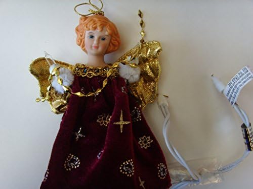 Angel Tree Topper Small 5.5" Illuminated Ornament Collectible