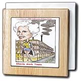 Shania Mark Twain - 6 Inch Tile Napkin Holder