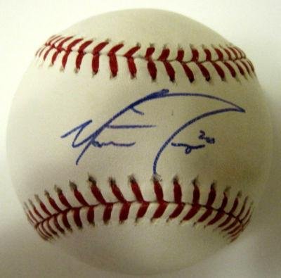 Matt Joyce Autographed Football - Tampa Bay Rays Ml W coa - Autographed Footballs