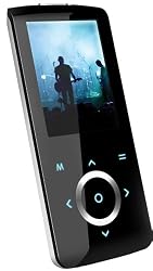 Coby MP705-4GBBLK 2" LCD Super-Slim 4GB MP3 & Video Player w/ Touchpad (Black)