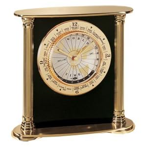 Chass Midnight World Time Desk Clock 63102