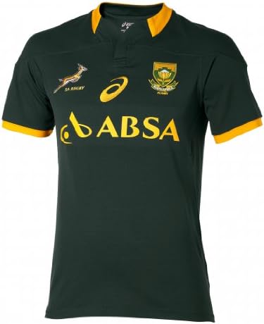 ASICS Springboks Home 2014 Supporters Men's Rugby Jersey
