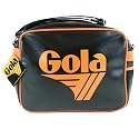 New Gola Black Orange Redford Retro Shoulder Record Bag