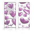 Hearts Design Zune 4GB / 8GB / 16G Skin Decal Protective Sticker