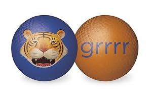Crocodile Creek Tiger Grr 7 Inch Playground Ball