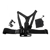 Adjustable Body Chest Strap Elastic Chest Strap B+3-way Adjustment Pivot Arm+Bag For Gopro HD Hero 3+ 2 3 1 Accessories Kit