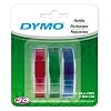 3PK ASSORTED EMBOSSING TAPE 10MMX3M VARIETY COLORS