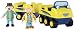 Bob The Builder Friction Splasher,Trailer And Figures Of Bob And Farmer Pickles