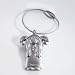 Schlüsselanhänger Engel mit Stein und Swarovski Glitzer Steinchen
